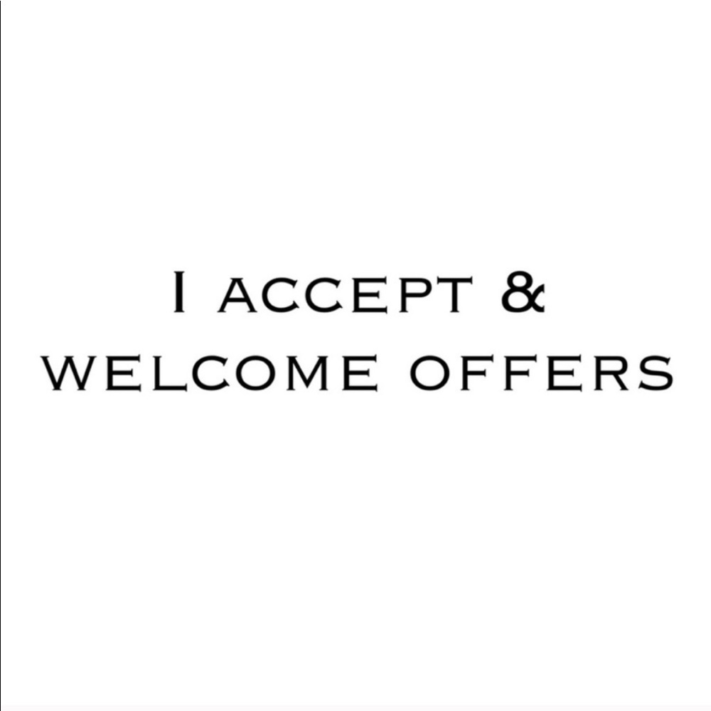 Always open to offers 😊